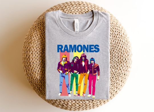 Discover Ramones Rock n' Roll T-Shirt | Vintage Music Merchandise for Fans