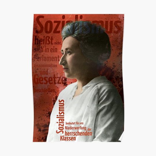 Discover Rosa Luxemburg Premium Matte Vertical Poster