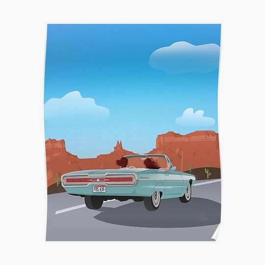 Discover Thelma and Louise Premium Matte Vertical Poster
