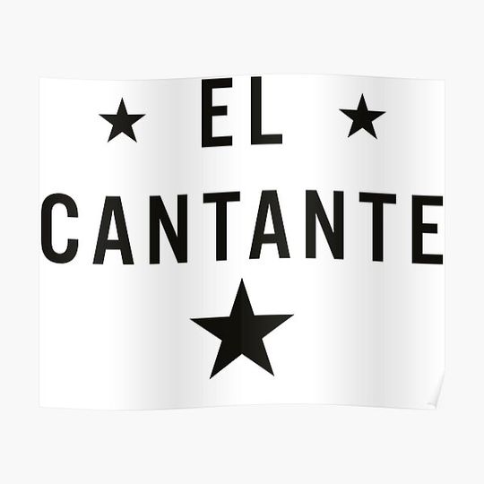 Discover El Cantante Premium Matte Vertical Poster