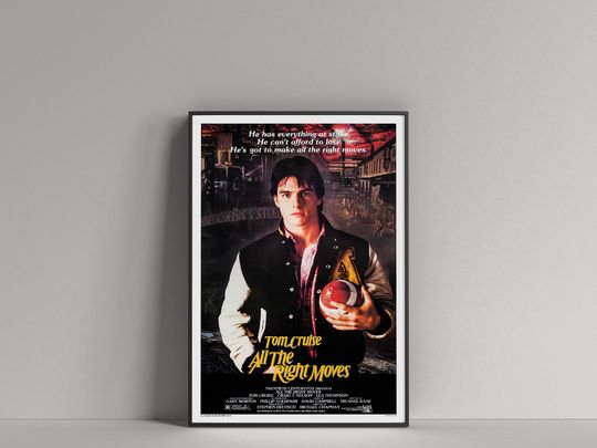 Discover All the Right Moves (1983) Movie Film POSTER (Tom Cruise, Lea Thompson)