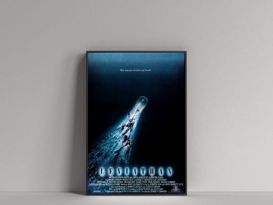 Discover Leviathan (1989) Movie Film POSTER (Peter Weller, Richard Crenna)