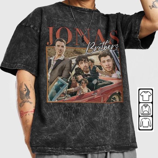 Discover Jonas Brothers Music Shirt, The Album Tee, 5 Nights On Broadway Tour 2023