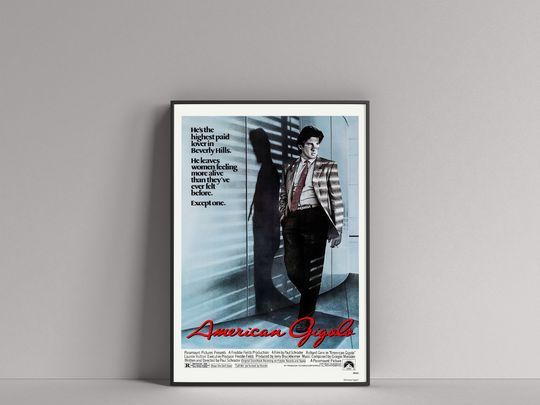 Discover American Gigolo (1980) Movie Film POSTER (Richard Gere, Lauren Hutton)