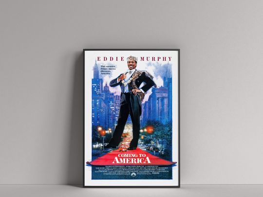 Discover Coming to America (1988) Movie Film POSTER (Eddie Murphy, Arsenio Hall)