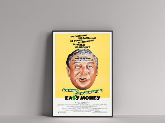 Discover Easy Money (1983) Movie Film POSTER (Rodney Dangerfield, Joe Pesci)