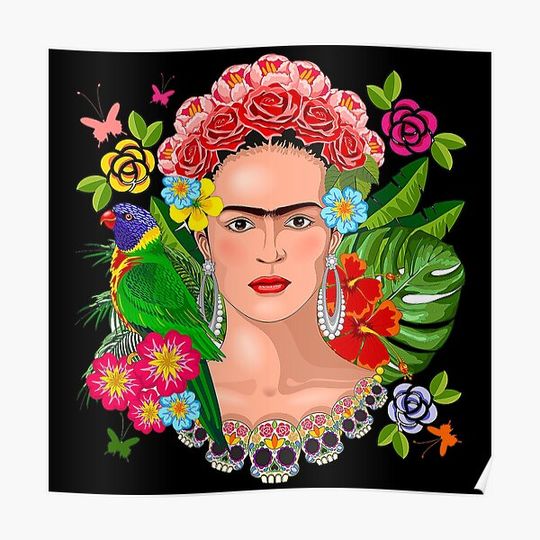 Discover Frida Kahlo Art Premium Matte Vertical Poster