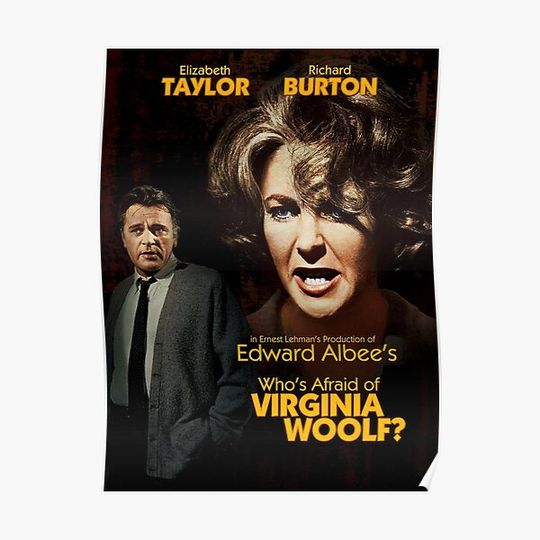 Discover Who's Afraid of Virginia Woolf Premium Matte Vertical Poster