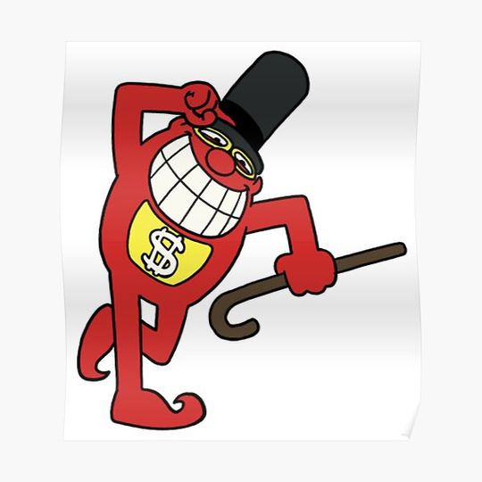Discover Whammy with hat and cane Premium Matte Vertical Poster
