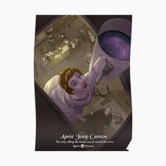 Discover Annie Jump Cannon - Rejected Princesses Premium Matte Vertical Poster
