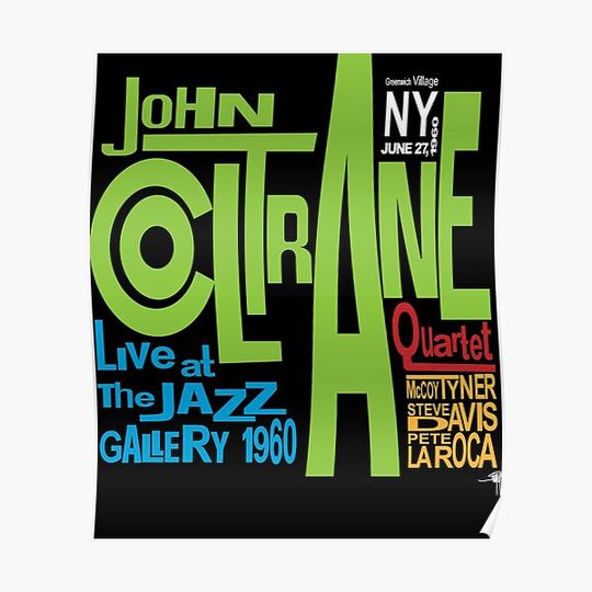 Discover John Coltrane Premium Matte Vertical Poster