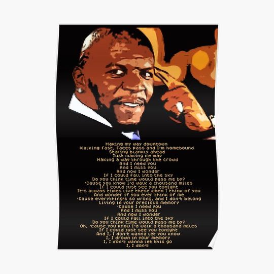 Discover 8 Bit Terry. White Chicks Premium Matte Vertical Poster