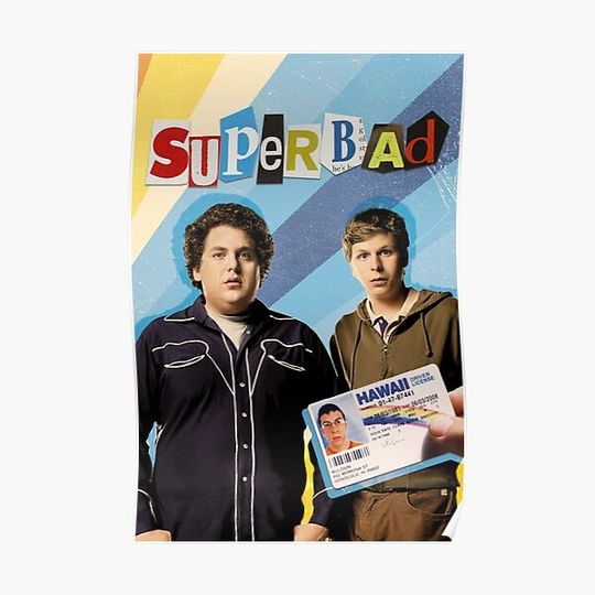 Discover Superbad Premium Matte Vertical Poster