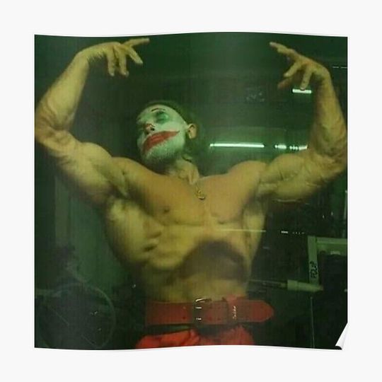 Discover Gym Joker Premium Matte Vertical Poster