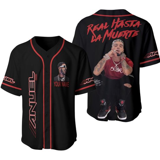 Discover Anuel AA Vintage Jersey Shirt,Anuel AA Graphic Tees,Vintage Baseball Jersey