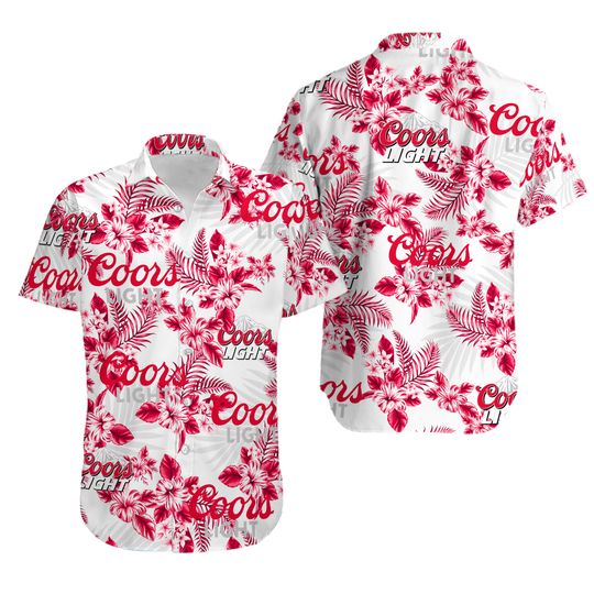 Discover CCOORS Light Hawaiian Flowers Summer Vacation Hawaiian Shirt