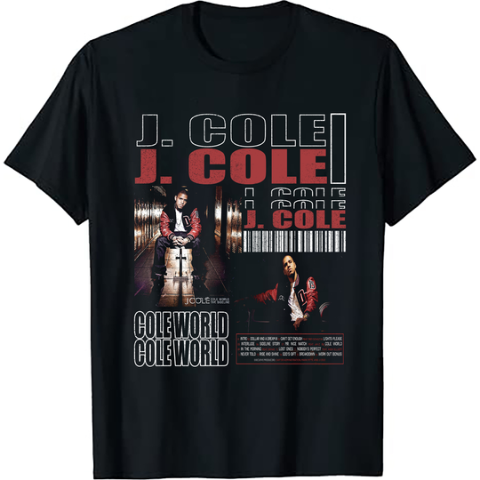 Discover J Cole - Cole World Album Tracklist Shirt,