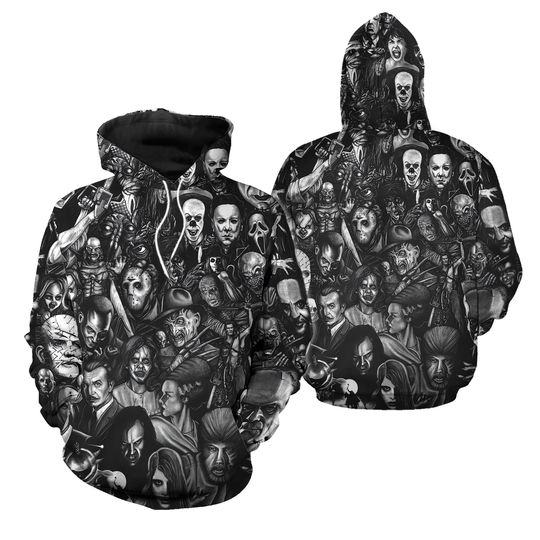 Discover Horror Movie 3D Hoodie