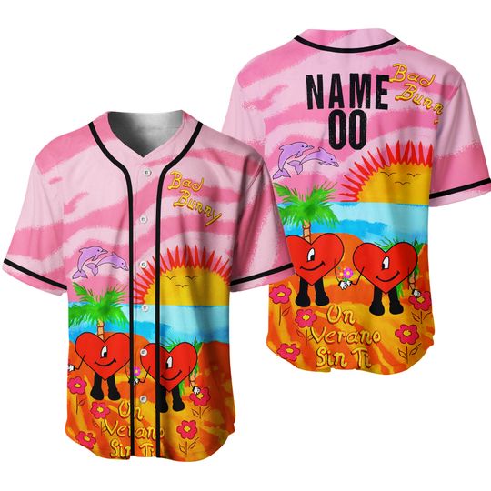 Discover Bad Bunny Summer Jersey Shirt