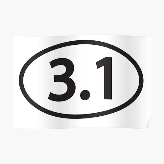 Discover 3.1 5K Running Premium Matte Vertical Poster