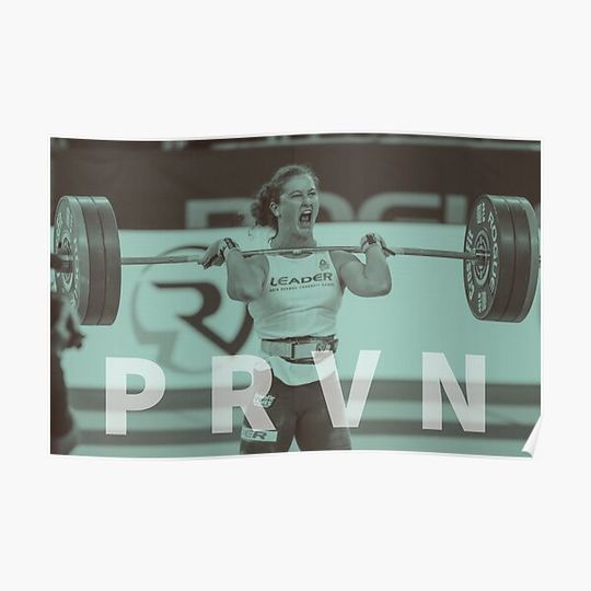 Discover Tia-Clair Toomey - CrossFit - Proven - PRVN - Greatest of All Time - GOAT Premium Matte Vertical Poster