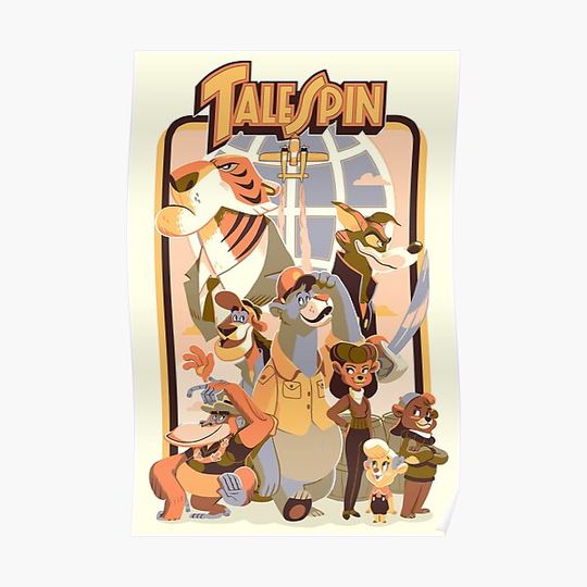 Discover Tale Spin Poster Premium Matte Vertical Poster