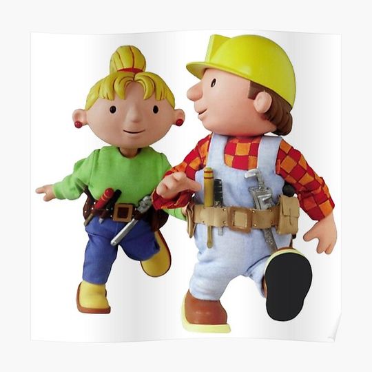 Discover Bob the builder Premium Matte Vertical Poster