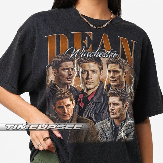 Discover Dean Winchester Vintage T-Shirt, Gift For Women and Man Unisex T-Shirt