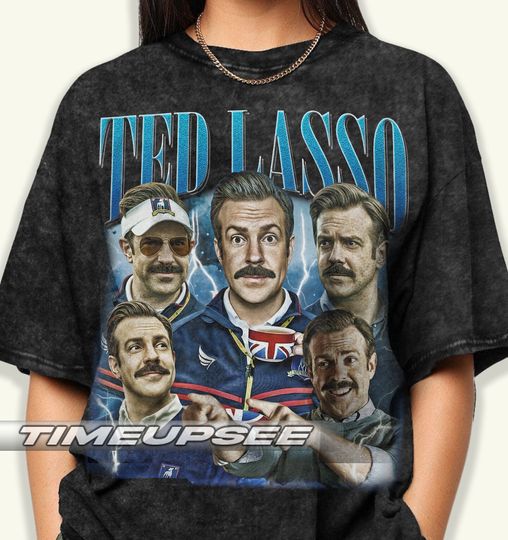 Discover OVERSIZE Vintage Wash Ted Lasso, Gift For Women and Man Unisex T-Shirt