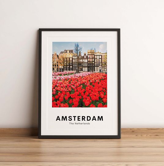 Discover Amsterdam Print, The Netherlands Poster