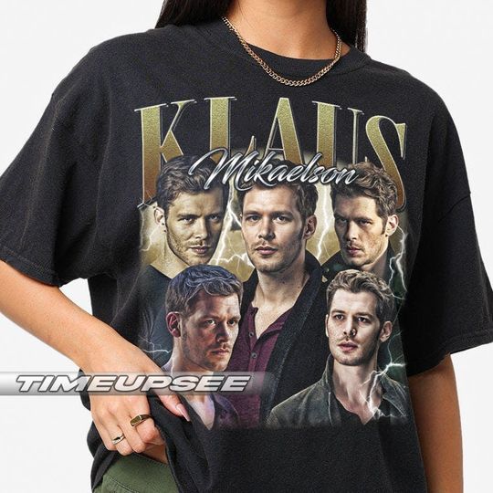 Discover Klaus Mikaelson Vintage T-Shirt, Gift For Women and Man Unisex T-Shirt