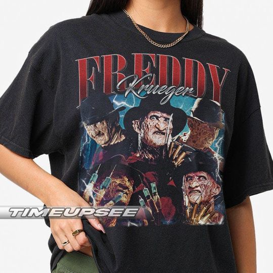 Discover Freddy Krueger Vintage T-Shirt, Gift For Women and Man Unisex T-Shirt