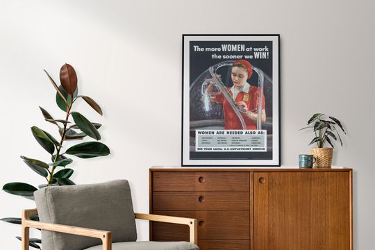 Discover WW2 Vintage Women Recruiting Poster