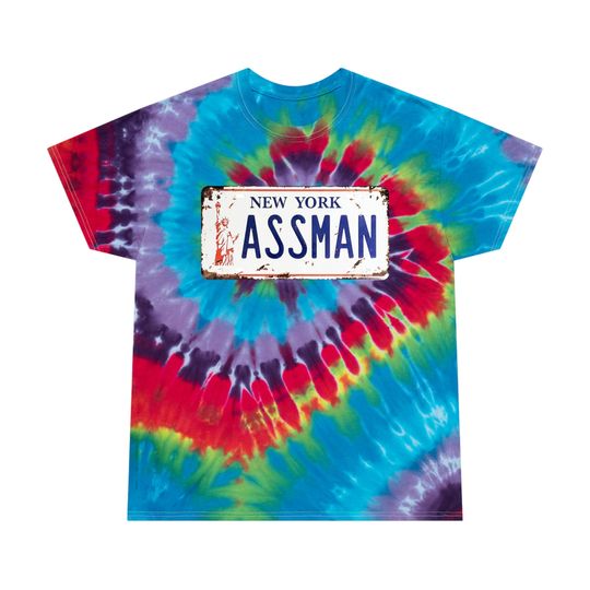 Discover Tie-Dye Assman Shirt, Seinfeld Cosmo Kramer, Jerry Seinfeld, Proctologist,