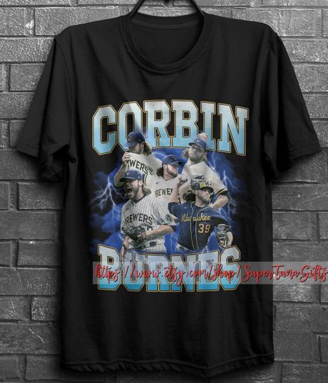 Discover Corbin Burnes T-shirt, Corbin Burnes 90s Bootleg, 90s Football Shirt