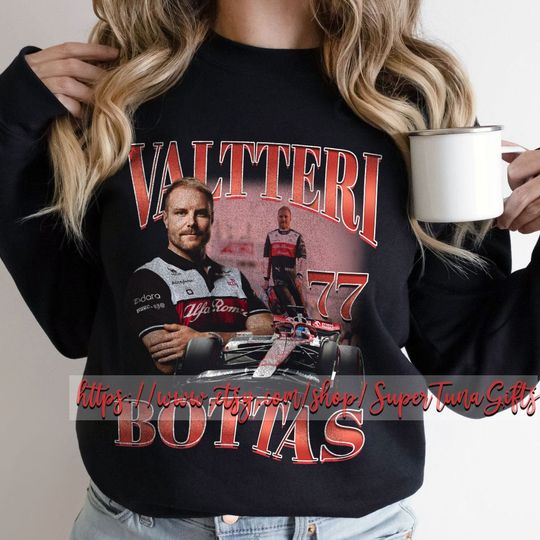 Discover Valtteri Bottas Graphic Sweatshirt, Valtteri Bottas Bootleg, Car Racing Sweatshirt