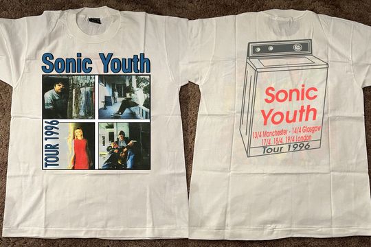 Discover Sonic Youth UK Tour 1996 T-Shirt