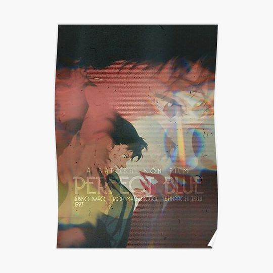 Discover PERFECT BLUE movie poster Premium Matte Vertical Poster