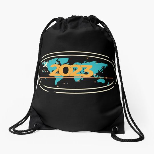 Discover Travel 2023 Drawstring Bag