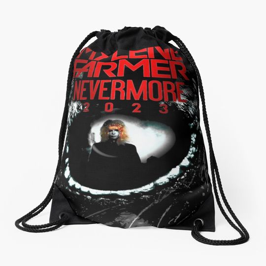 Discover Mylène Farmer Nevermore Drawstring Bag