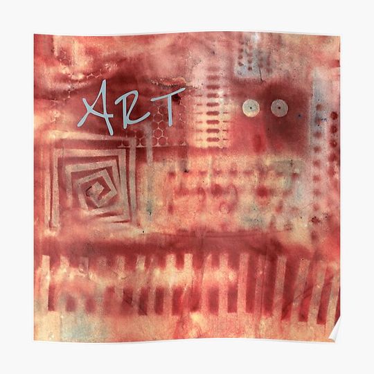 Discover Art Urban Abstract Solar Print Premium Matte Vertical Poster