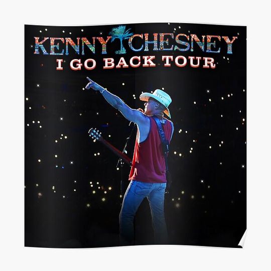 Discover Kenny I Go Back tour 2023 Premium Matte Vertical Poster