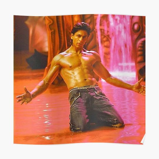 Discover shahrukh khan Premium Matte Vertical Poster