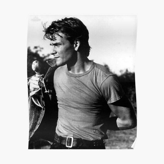 Discover Patrick Swayze Premium Matte Vertical Poster