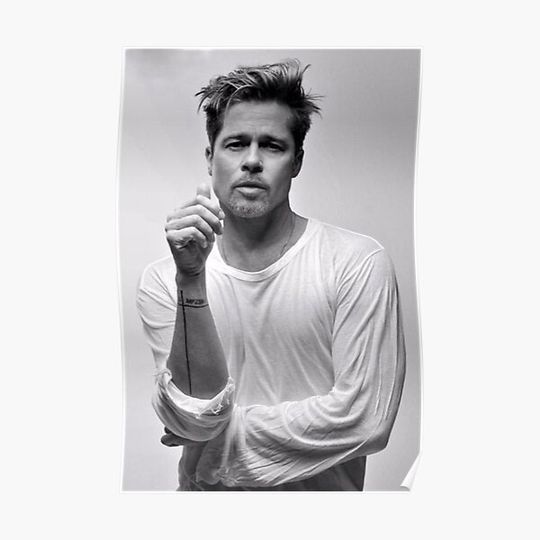 Discover Brad pitt Premium Matte Vertical Poster