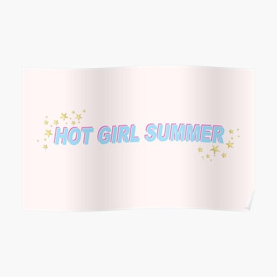 Discover HOT GIRL SUMMER Premium Matte Vertical Poster