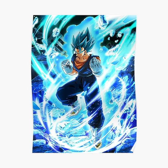 Discover Vegito - The Blue Fusion Premium Matte Vertical Poster
