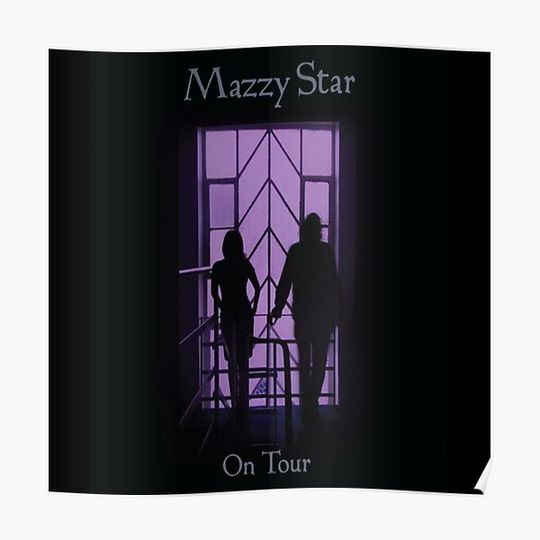 Discover Mazzy Star Concert Poster (Purple) Premium Matte Vertical Poster