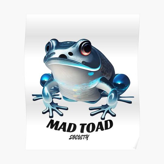Discover Mad Toad Society - Blue (SP) Premium Matte Vertical Poster
