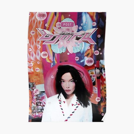 Discover Bjork vintage poster Premium Matte Vertical Poster